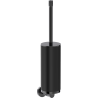 Mexen Triv toilet brush, black/black chrome - 70A33071-73B