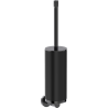Mexen Triv toiletborstel, zwart/black chrome - 70A33071-73B