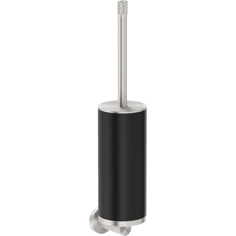 Mexen Triv toilet brush, black/brushed nickel - 70A33071-97B