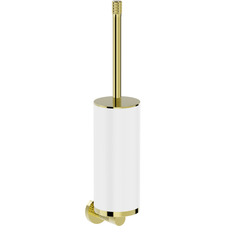 Mexen Triv szczotka toaletowa, biała/złota - 70A33071-50W