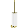 Mexen Triv Toilettenbürste, weiß/gold - 70A33071-50W