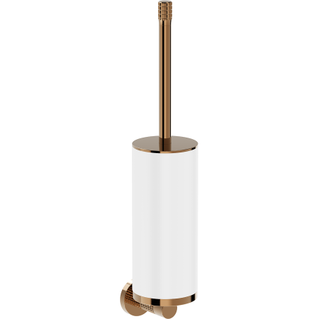 Mexen Triv escova sanitária, branco/ouro rosa - 70A33071-60W