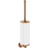 Mexen Triv toiletborstel, wit/geborsteld koper - 70A33071-65W