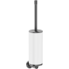 Mexen Triv Toilettenbürste, weiß/Gun Grey gebürstet - 70A33071-66W