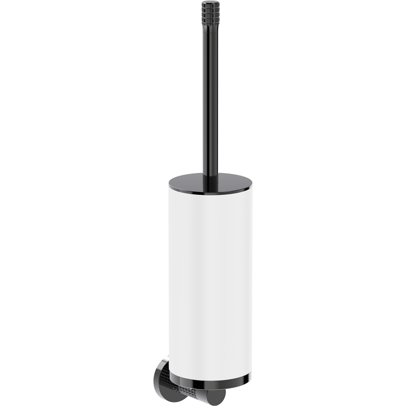 Mexen Triv szczotka toaletowa, biała/black chrome - 70A33071-73W