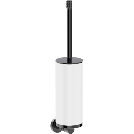 Mexen Triv szczotka toaletowa, biała/black chrome - 70A33071-73W