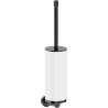 Mexen Triv βουρτσάκι τουαλέτας, λευκό/black chrome - 70A33071-73W