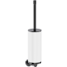 Mexen Triv szczotka toaletowa, biała/black chrome - 70A33071-73W