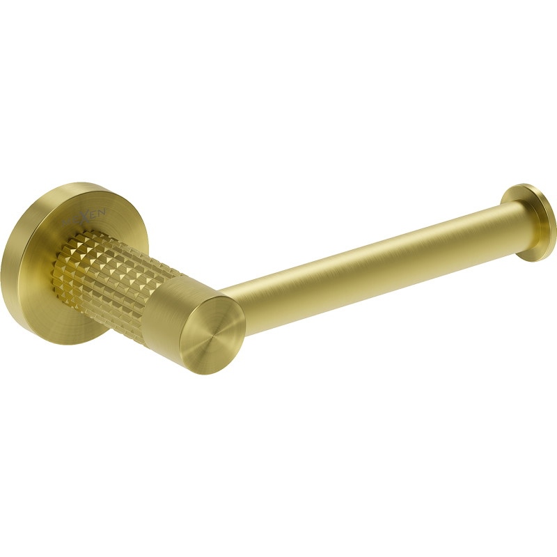 Mexen Triv portarotolo per carta igienica, oro spazzolato - 70A33025-55