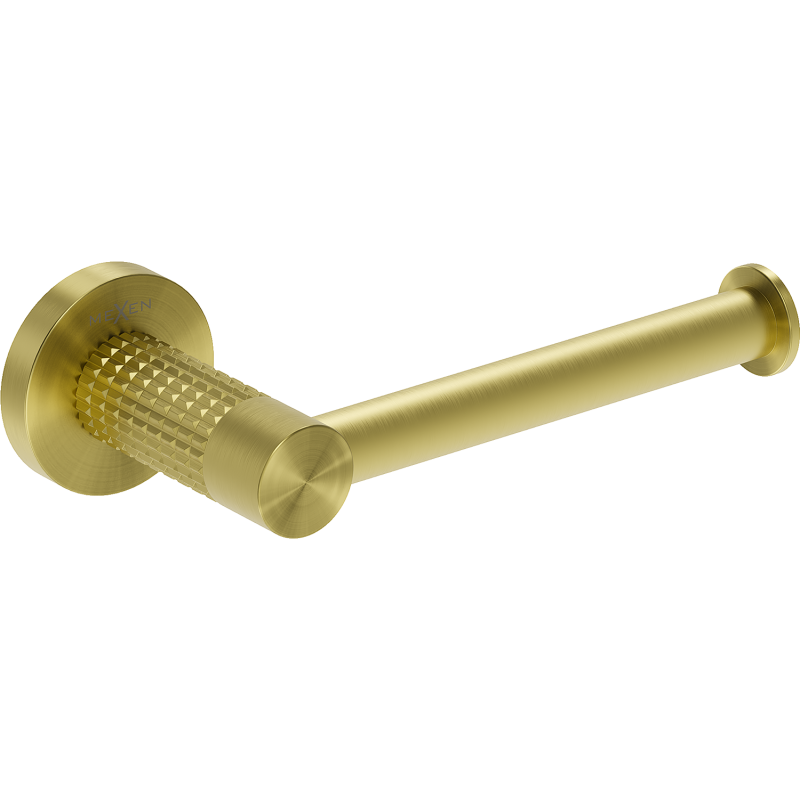 Mexen Triv tualetes papīra turētājs, matēts zelts - 70A33025-55