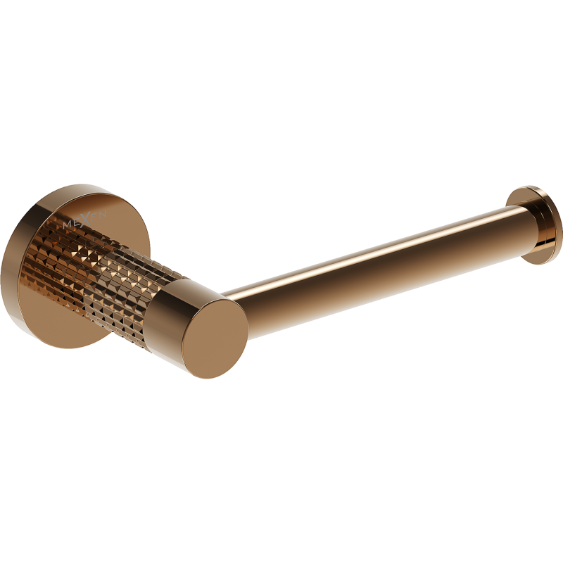 Mexen Triv tualetes papīra turētājs, rožukrāsas zelts - 70A33025-60