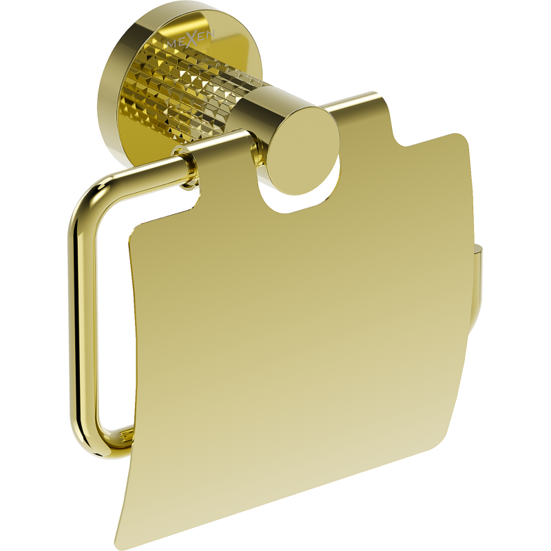 Mexen Triv tualetes papīra turētājs, zelta - 70A33021-50