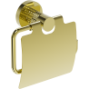 Mexen Triv toilet paper holder, gold - 70A33021-50