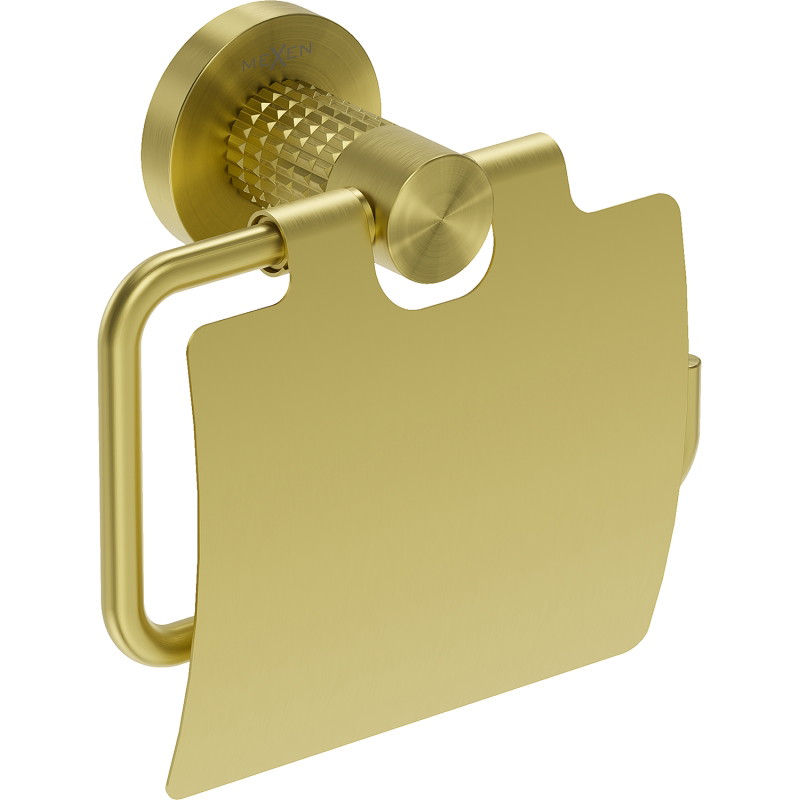 Mexen Triv toiletrolhouder, geborsteld goud - 70A33021-55