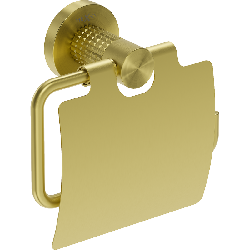 Mexen Triv tualetes papīra turētājs, zeltīts otējums - 70A33021-55