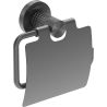 Mexen Triv toiletpapierhouder, geborsteld geweergrijs - 70A33021-66
