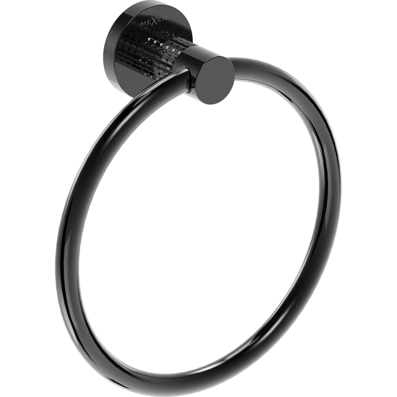 Mexen Triv porte-serviettes, chrome noir - 70A33031-73