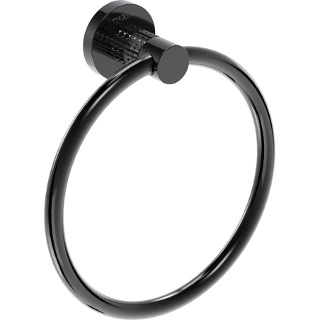 Mexen Triv wieszak na ręcznik, black chrome - 70A33031-73