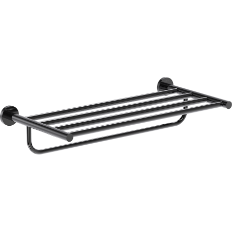 Mexen Ovio półka na ręcznik, black chrome - 70A19581-73