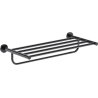 Mexen Ovio towel rack, black chrome - 70A19581-73