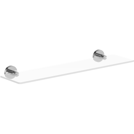 Mexen Ovio hangende glazen plank, chroom - 70A19561-00