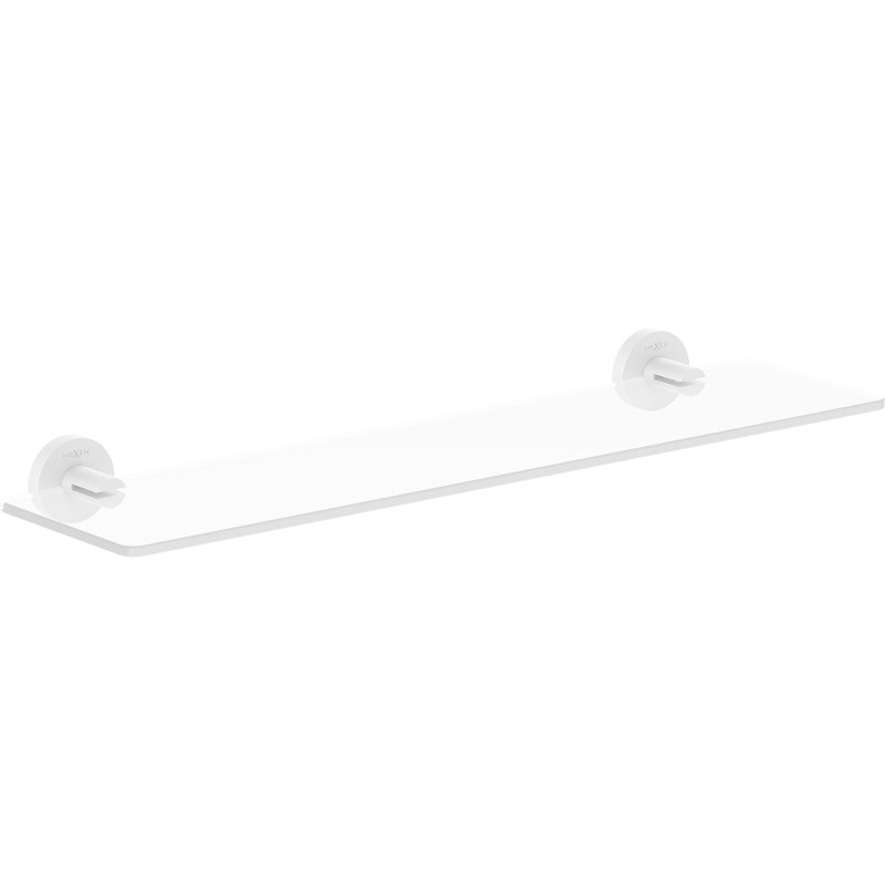 Mexen Ovio hangende glazen plank, wit - 70A19561-20