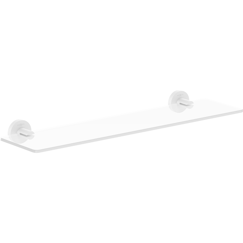 Mexen Ovio piekaramais stikla plaukts, balts - 70A19561-20