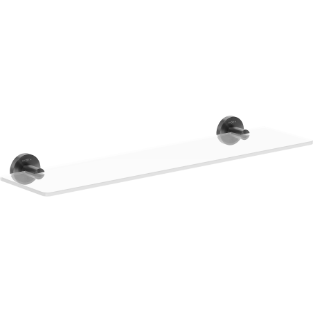 Mexen Ovio stikla plaukts ar pakari, gun gray matēts - 70A19561-66