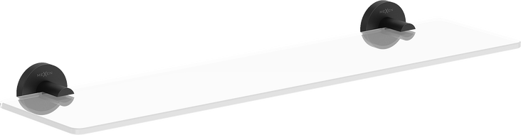Mexen Ovio karājošs stikla plaukts, melns - 70A19561-70