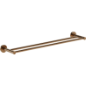 Mexen Ovio double towel rack, rose gold - 70A19547-60