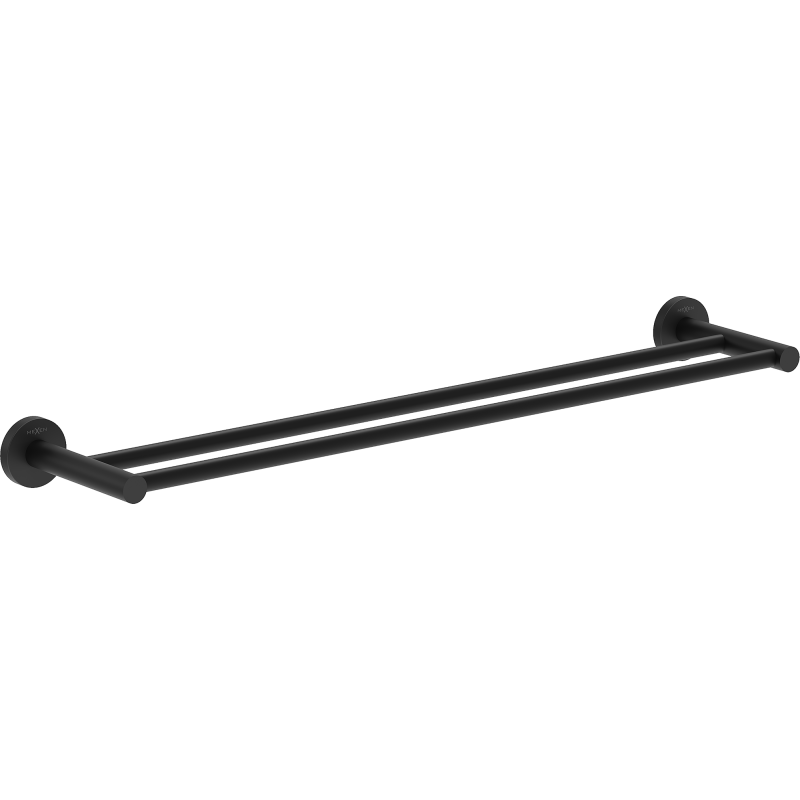Mexen Ovio dubults dvieļu turētājs, melns - 70A19547-70