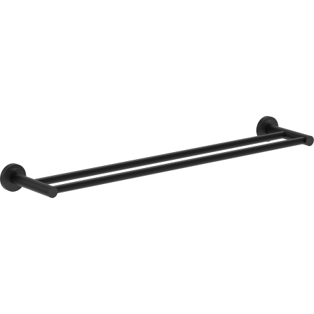 Mexen Ovio double towel rack, black - 70A19547-70