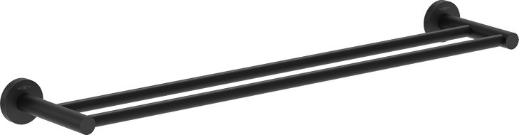 Mexen Ovio dubults dvieļu turētājs, melns - 70A19547-70