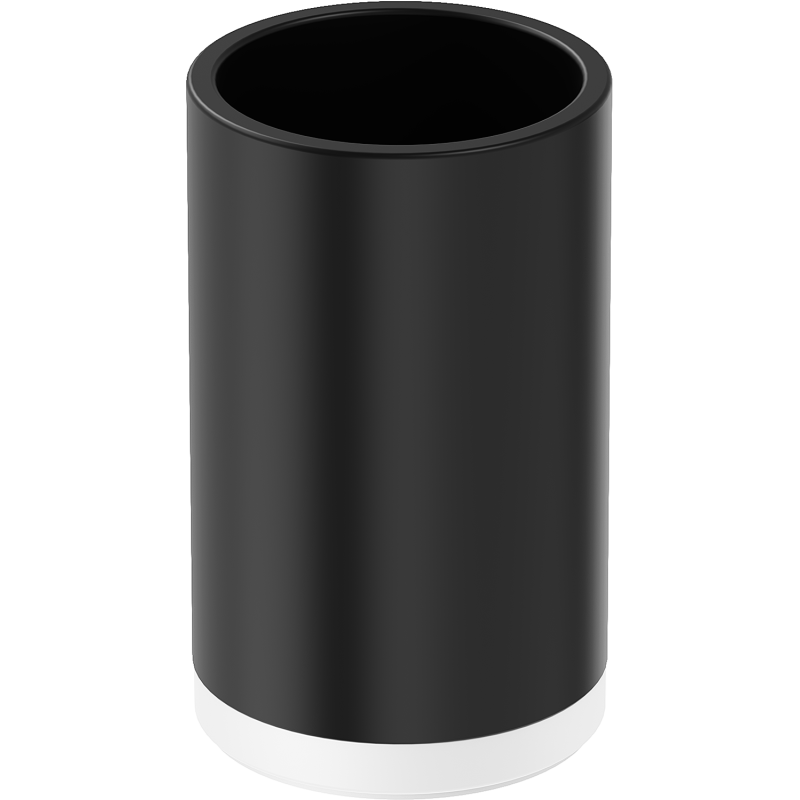 Mexen Triv stāvkrūze zobu birstēm, melna/balta - 70A33053-20B