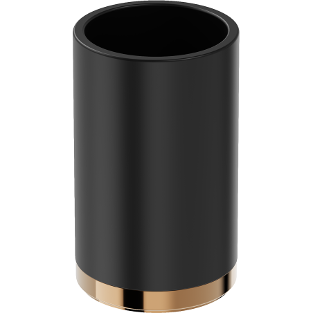 Mexen Triv stāvkausiņš zobu birstēm, melns/rozā zelts - 70A33053-60B