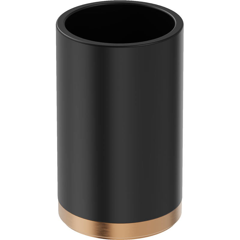 Mexen Triv stāvkrūze zobu birstēm, melna/sukāta vara - 70A33053-65B