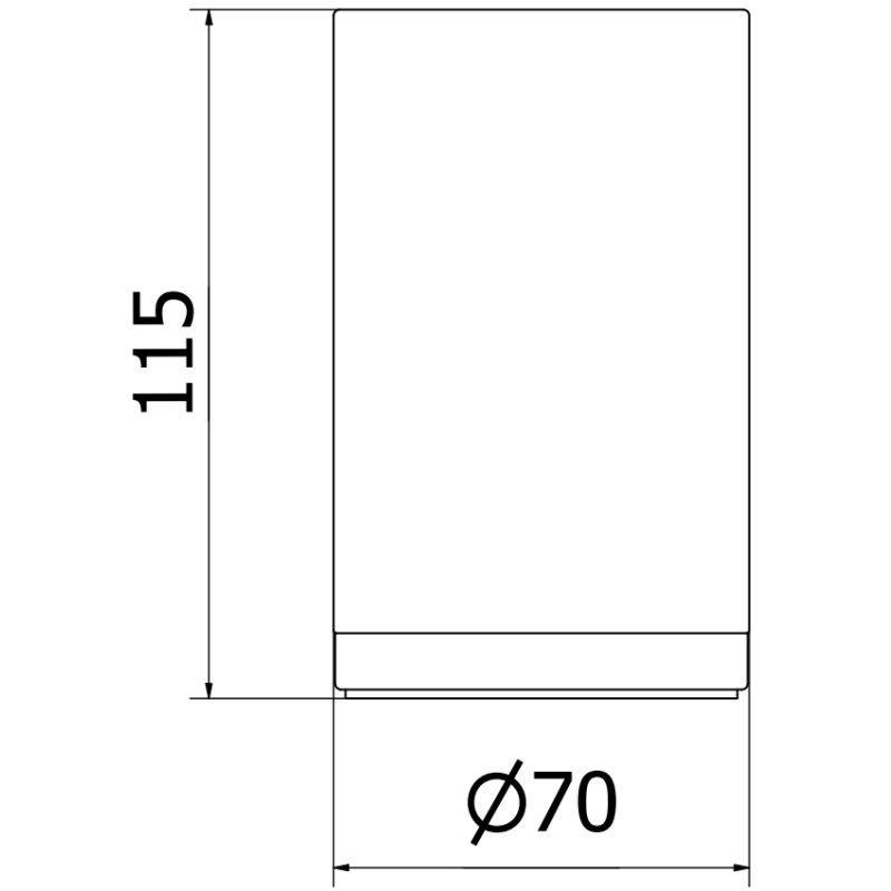 Mexen Triv stāvkrūze zobu birstēm, melna/sukāta vara - 70A33053-65B