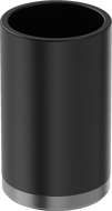 Mexen Triv stāvkrūze zobu birstēm, melna/gun gray matēta - 70A33053-66B