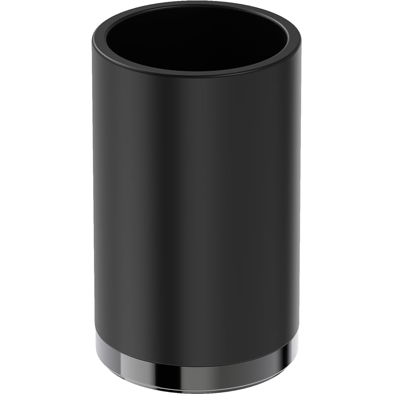 Mexen Triv suporte para escova de dentes, preto/cromo preto - 70A33053-73B