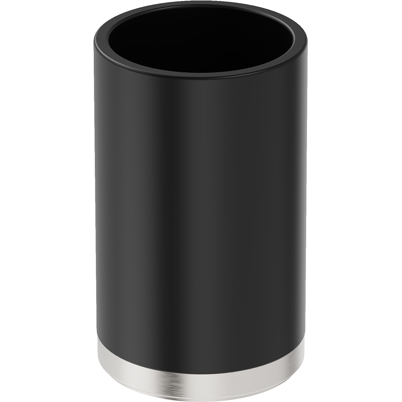 Mexen Triv zobu birstes turētājs, stāvošs, melns/matēts niķelis - 70A33053-97B