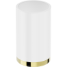 Mexen Triv porte-brosse à dents debout, blanc/or - 70A33053-50W