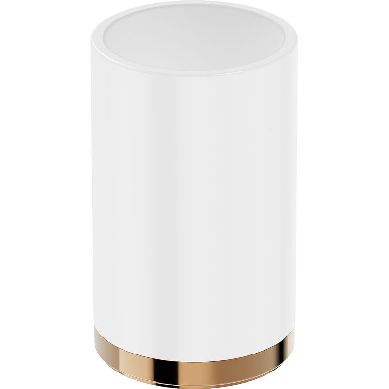 Mexen Triv stāvkrūze zobu suku turēšanai, balts/rozā zelts - 70A33053-60W