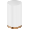 Mexen Triv copo para escovas de dentes de pé, branco/cobre escovado - 70A33053-65W