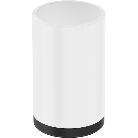 Mexen Triv stāvkrūze zobu birstēm, balta/melna - 70A33053-70W