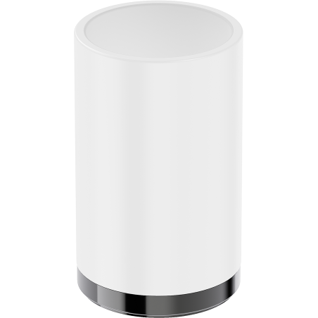 Mexen Triv zobu suku turētājs, balts/melns hroms - 70A33053-73W