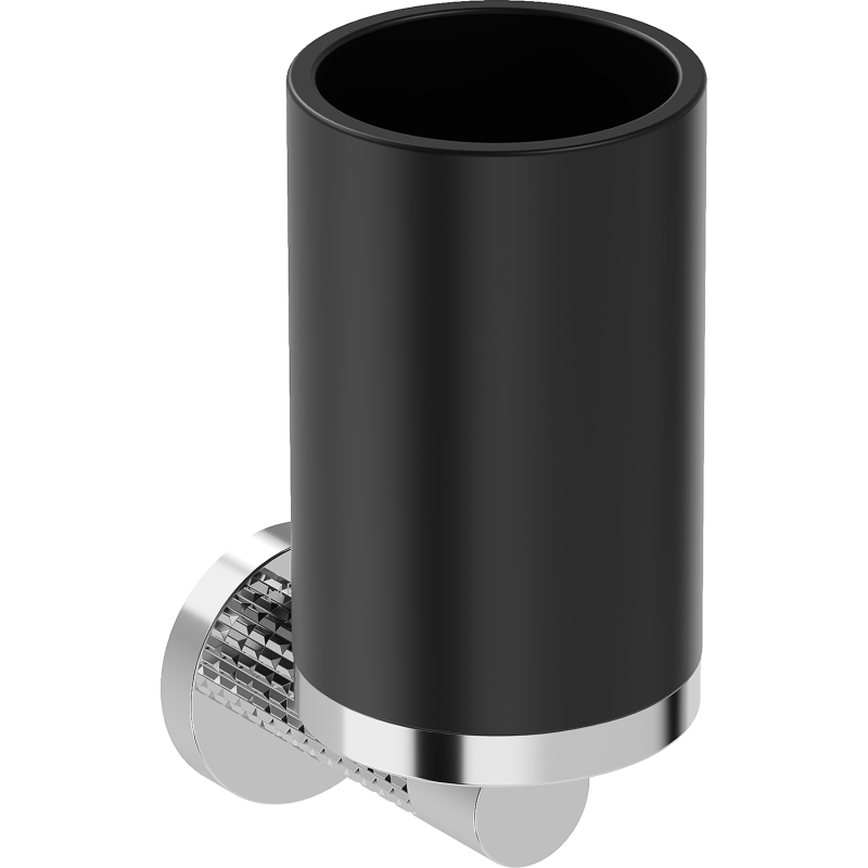 Mexen Triv zobu birstes turētājs, melns/hroms - 70A33051-00B