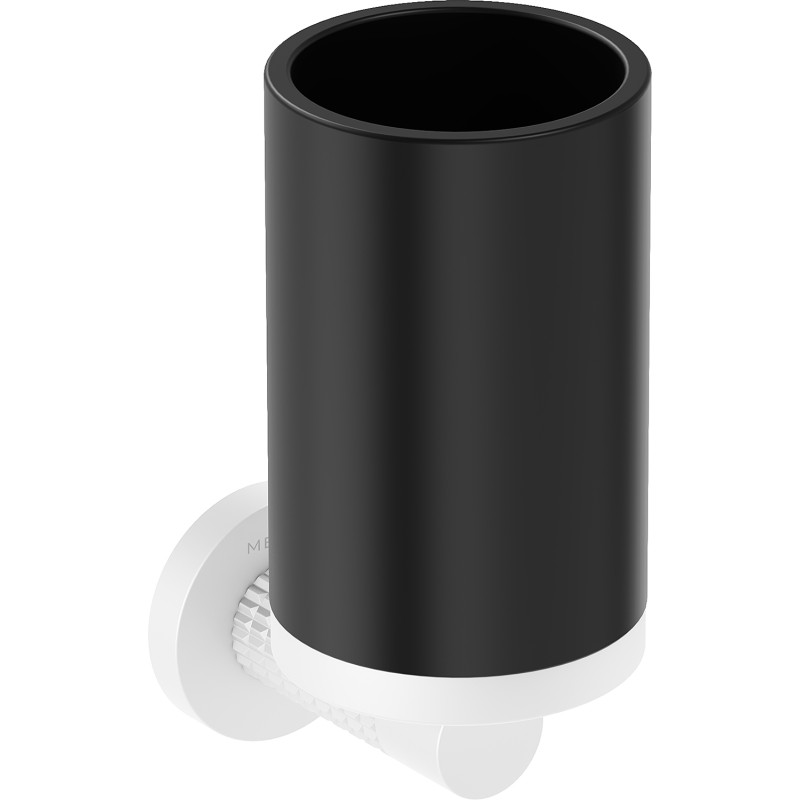 Mexen Triv portaspazzolino, nero/bianco - 70A33051-20B