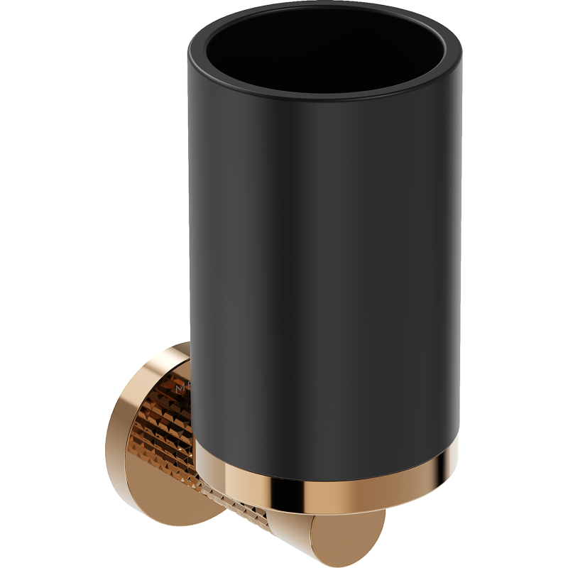 Mexen Triv zobu birstes turētājs, melns/rozā zelts - 70A33051-60B