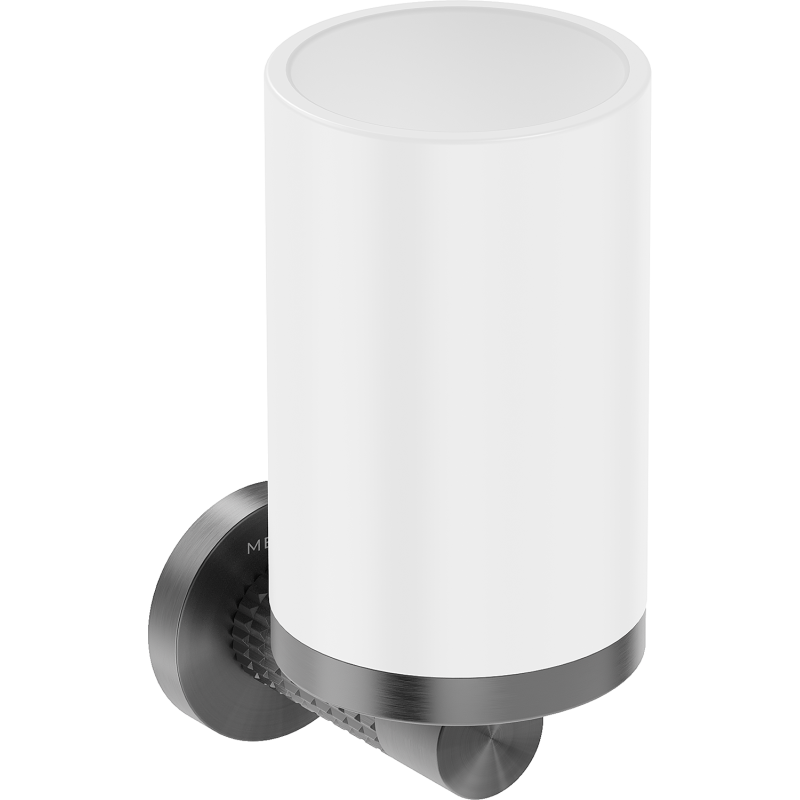 Mexen Triv krūzīte zobu birstēm, balta/matēta pelēka - 70A33051-66W