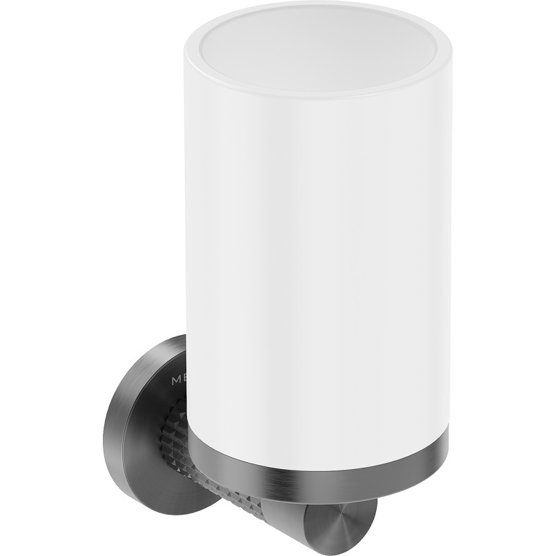 Mexen Triv porte-brosse à dents, blanc/gris canon brossé - 70A33051-66W